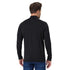 Schwarzer Merino Pullover mit Kragen für Herren.